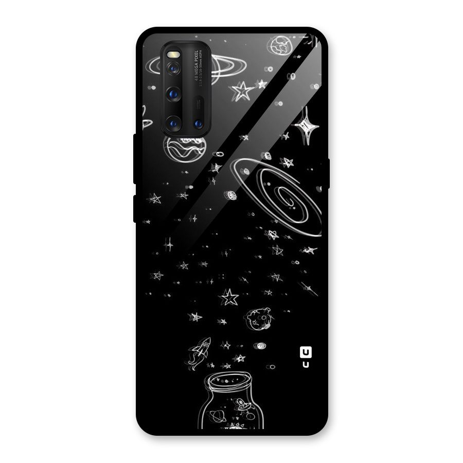 Bottle Of Stars Glass Back Case for Vivo iQOO 3