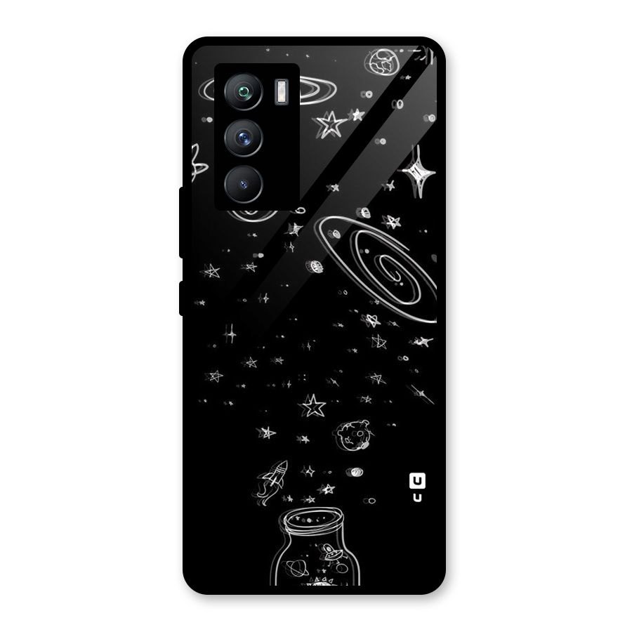 Bottle Of Stars Glass Back Case for Vivo iQOO 9 SE