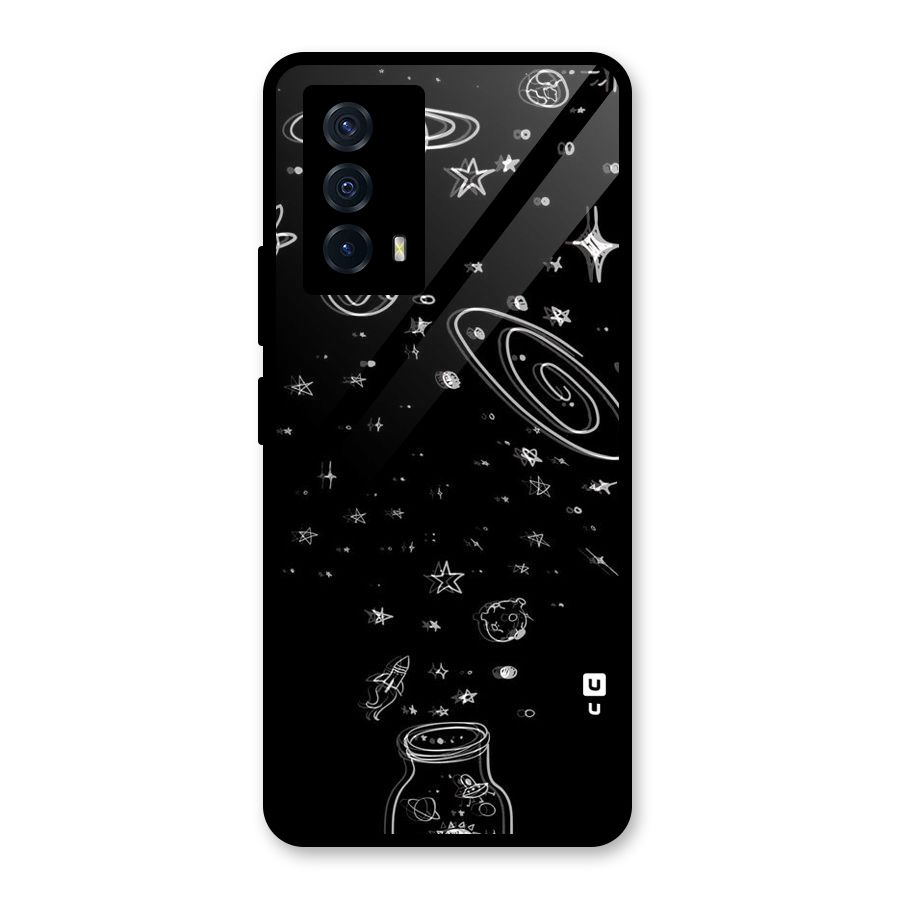 Bottle Of Stars Glass Back Case for Vivo iQOO Z5