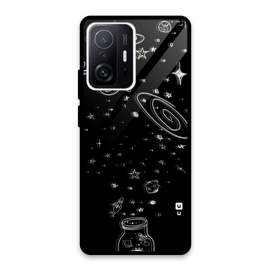 Bottle Of Stars Glass Back Case for Xiaomi 11T Pro