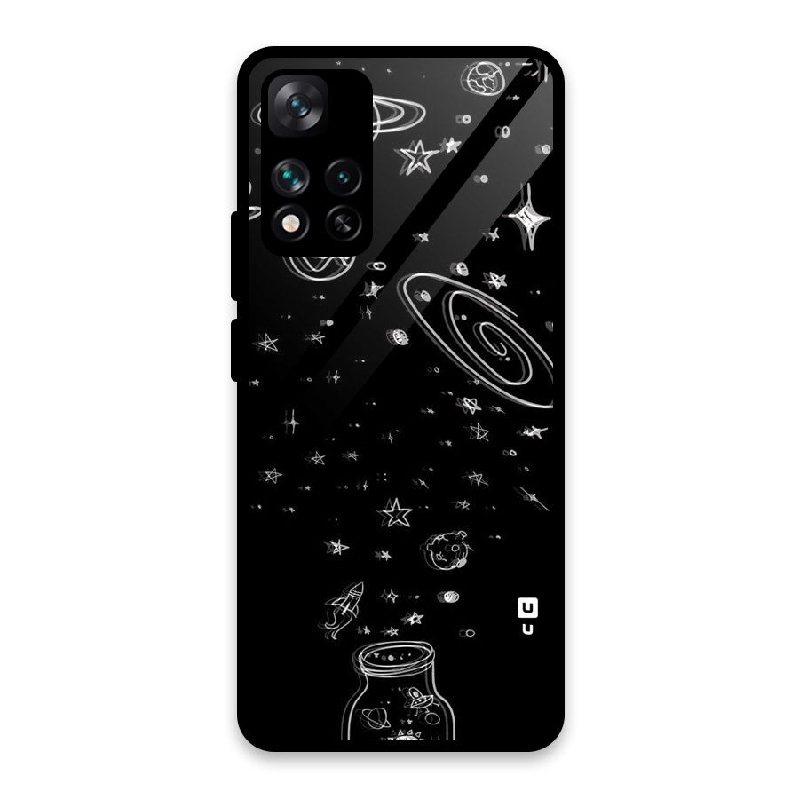 Bottle Of Stars Glass Back Case for Xiaomi 11i HyperCharge 5G