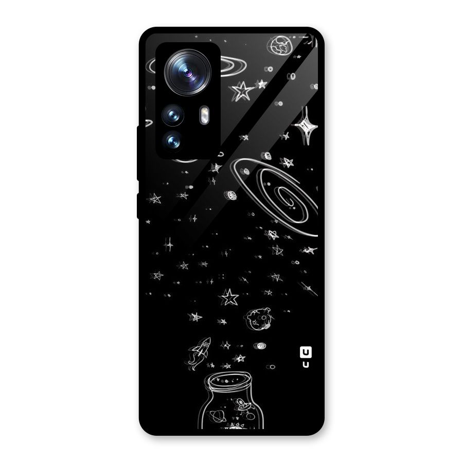 Bottle Of Stars Glass Back Case for Xiaomi 12 Pro