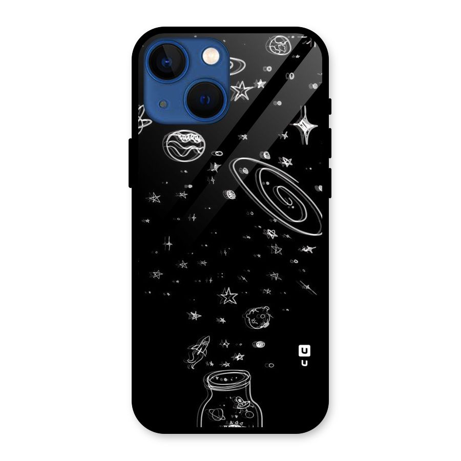 Bottle Of Stars Glass Back Case for iPhone 13 Mini