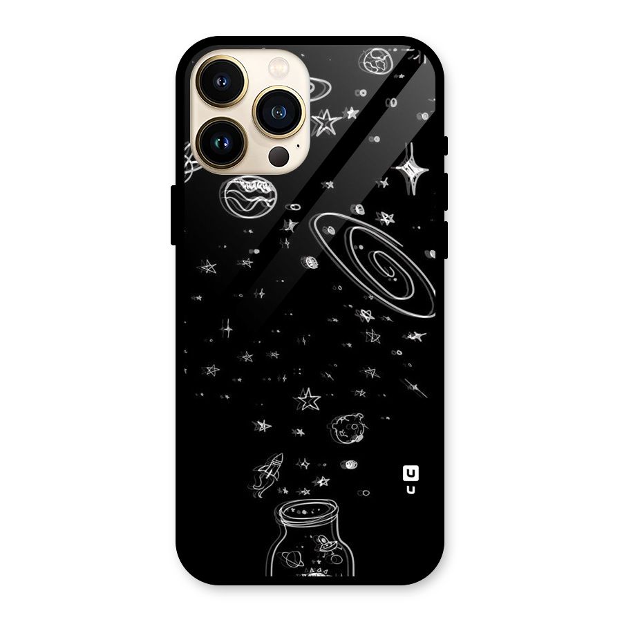 Bottle Of Stars Glass Back Case for iPhone 13 Pro Max