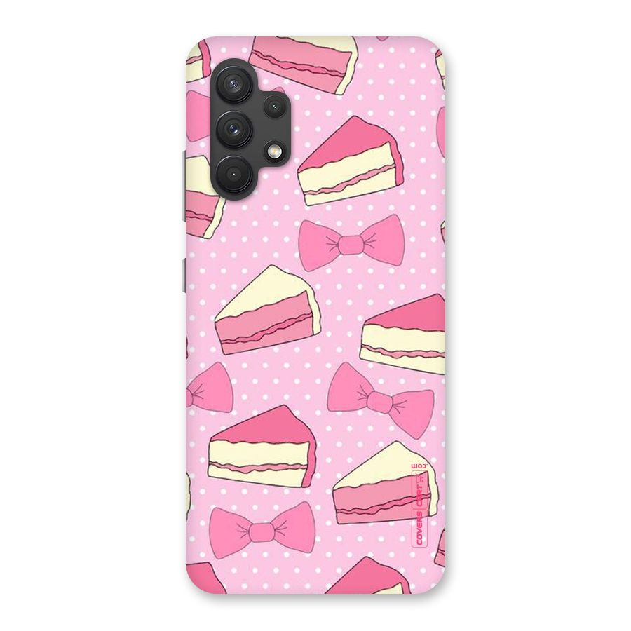 Bow Cake Back Case for Galaxy A32