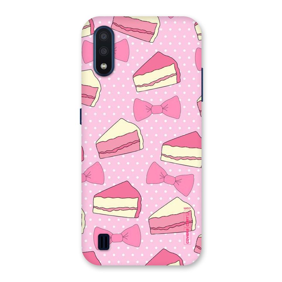 Bow Cake Back Case for Galaxy M01