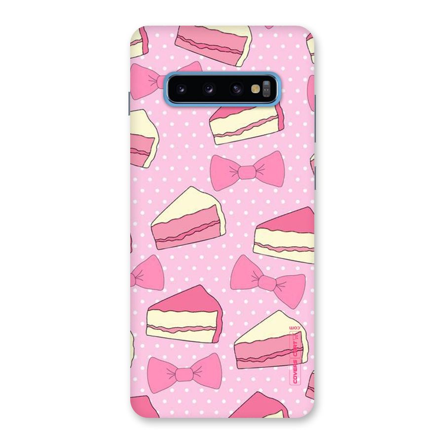 Bow Cake Back Case for Galaxy S10 Plus