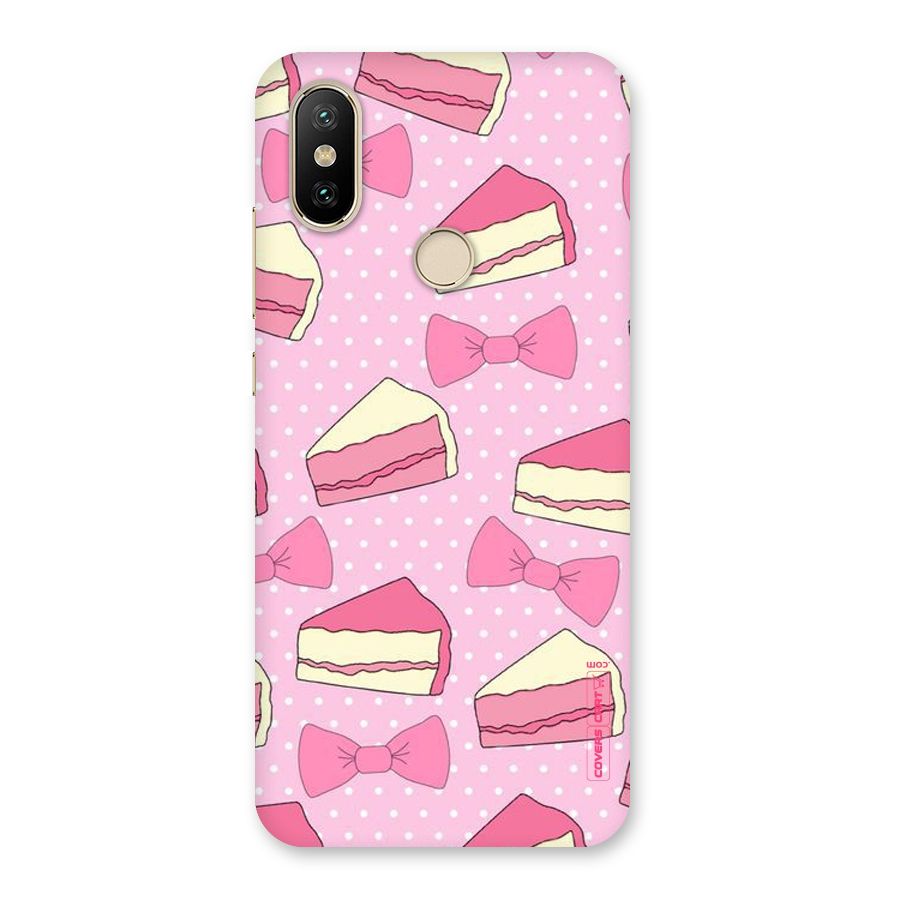 Bow Cake Back Case for Mi A2