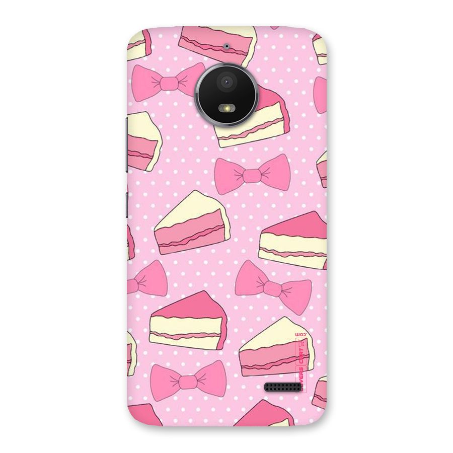 Bow Cake Back Case for Moto E4