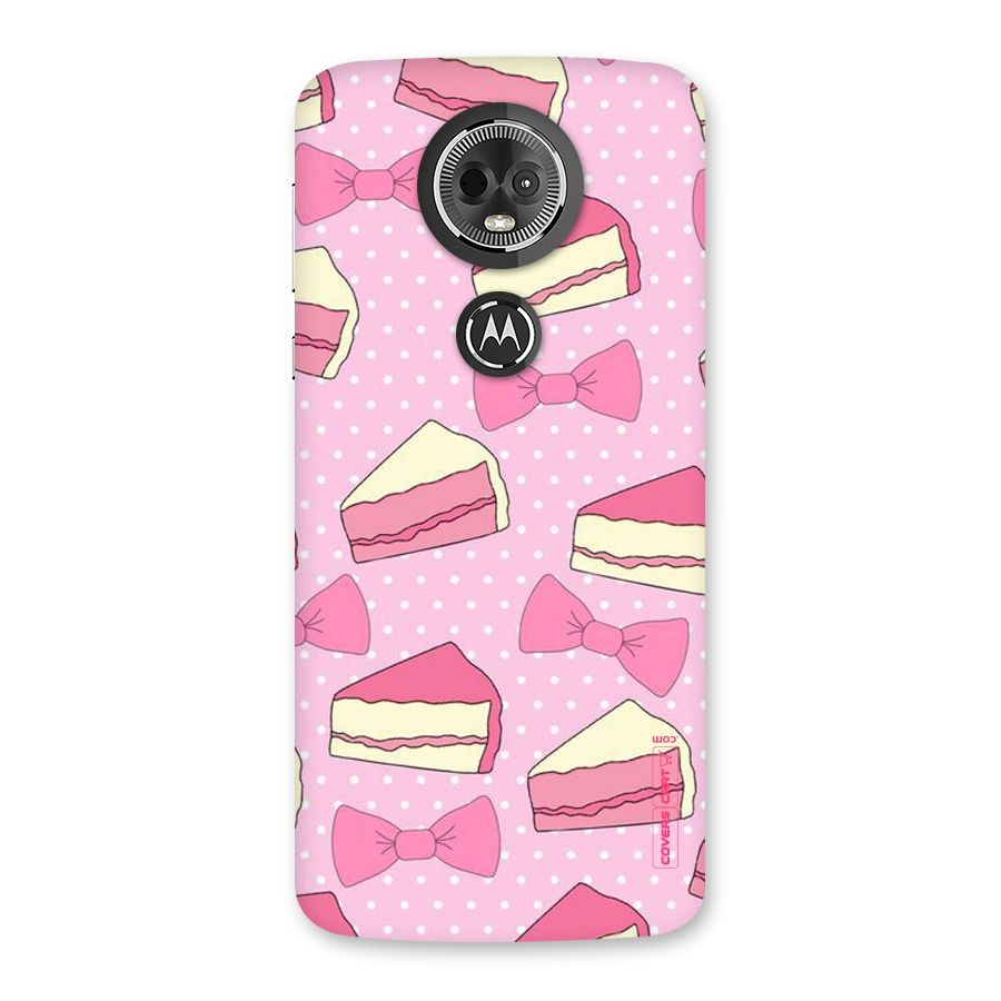 Bow Cake Back Case for Moto E5 Plus