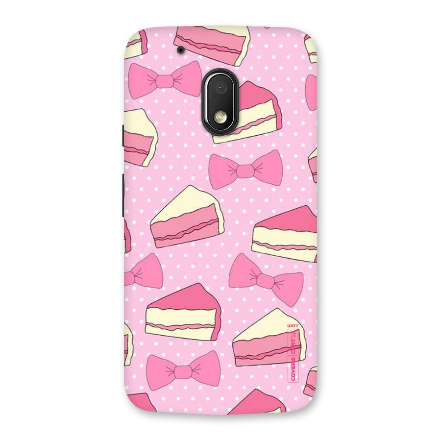Bow Cake Back Case for Moto G4 Play