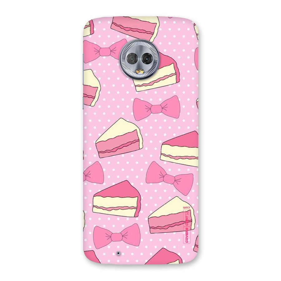 Bow Cake Back Case for Moto G6