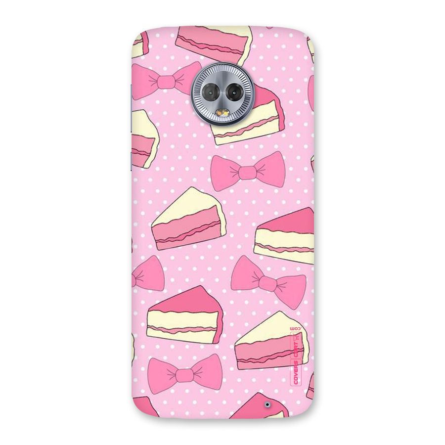 Bow Cake Back Case for Moto G6 Plus