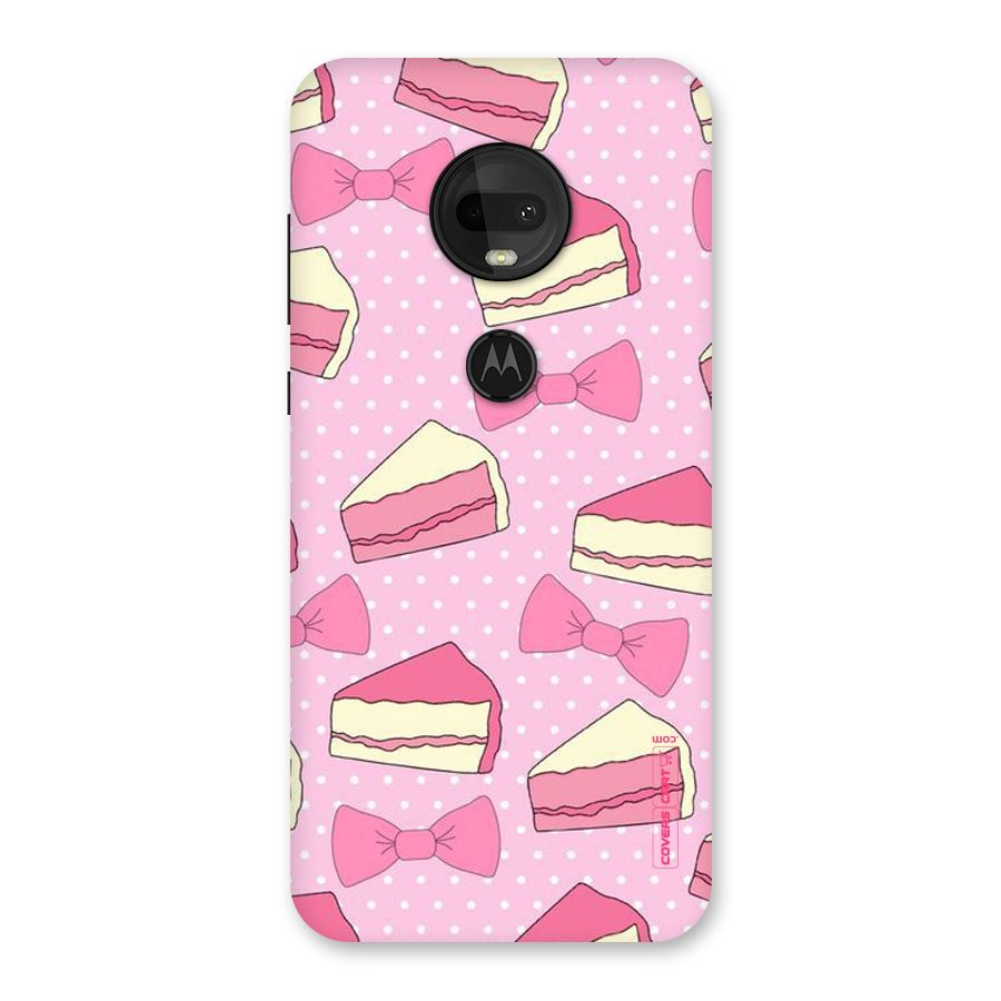 Bow Cake Back Case for Moto G7