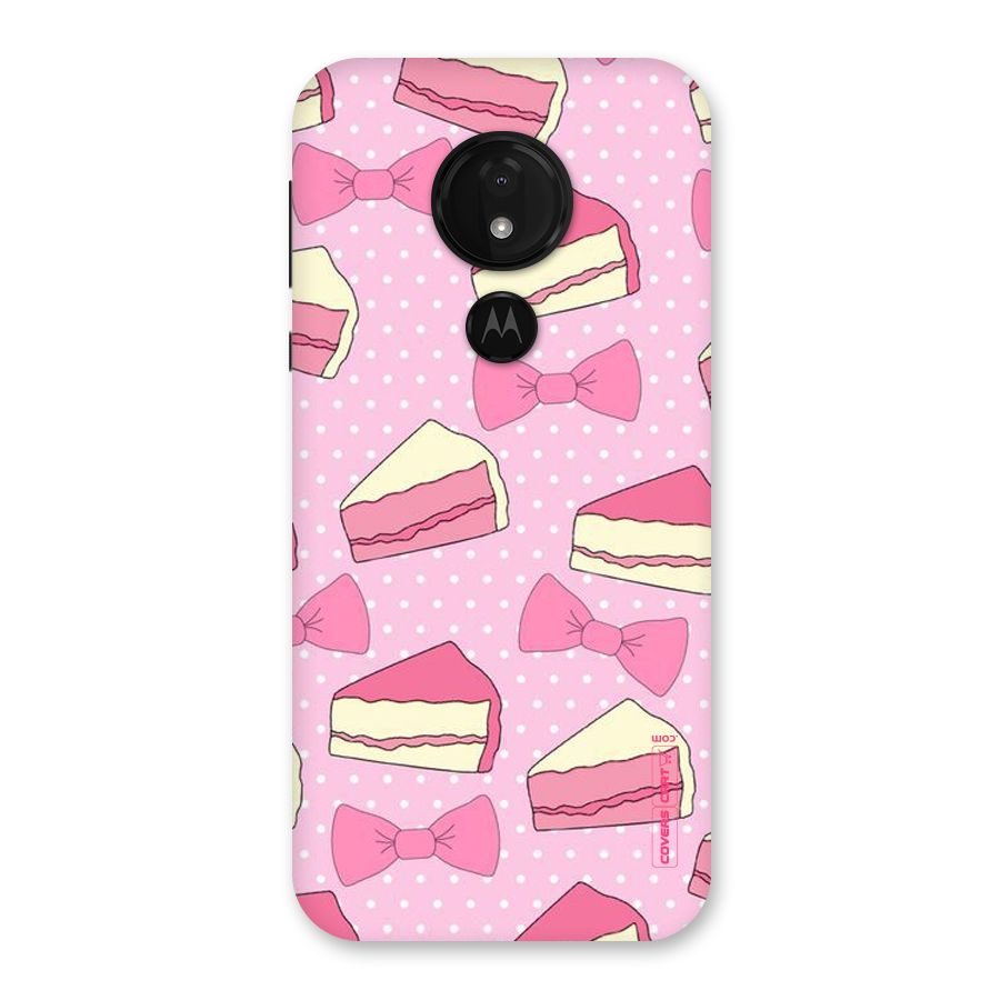 Bow Cake Back Case for Moto G7 Power