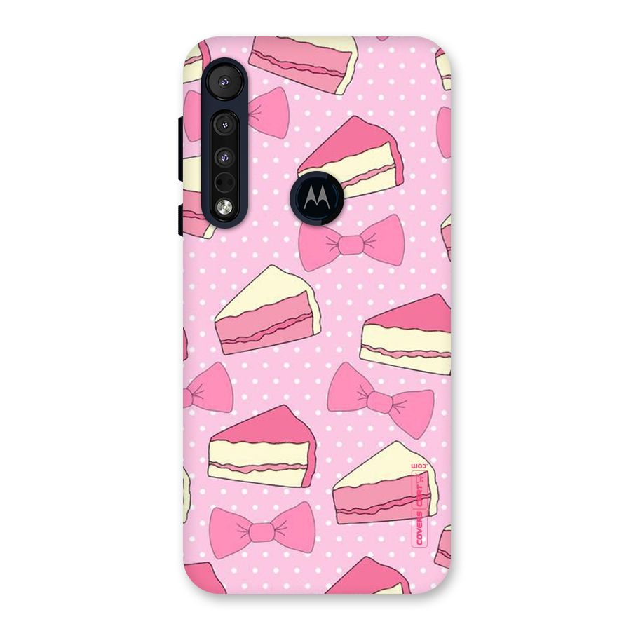 Bow Cake Back Case for Motorola One Macro