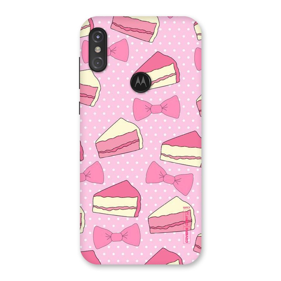 Bow Cake Back Case for Motorola One Power
