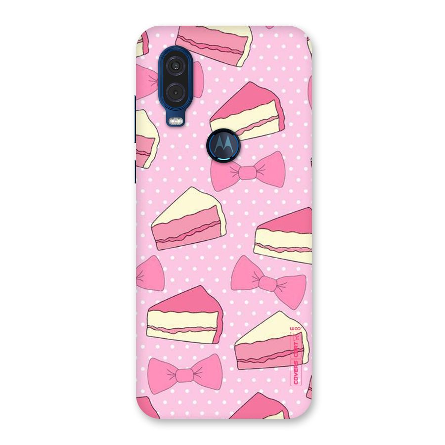 Bow Cake Back Case for Motorola One Vision