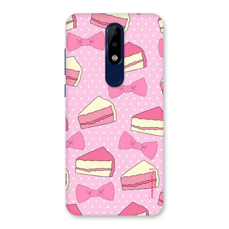 Bow Cake Back Case for Nokia 5.1 Plus