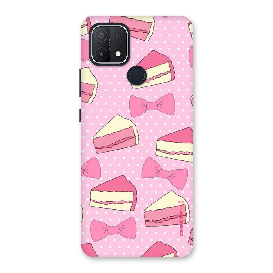 Bow Cake Back Case for Oppo A15