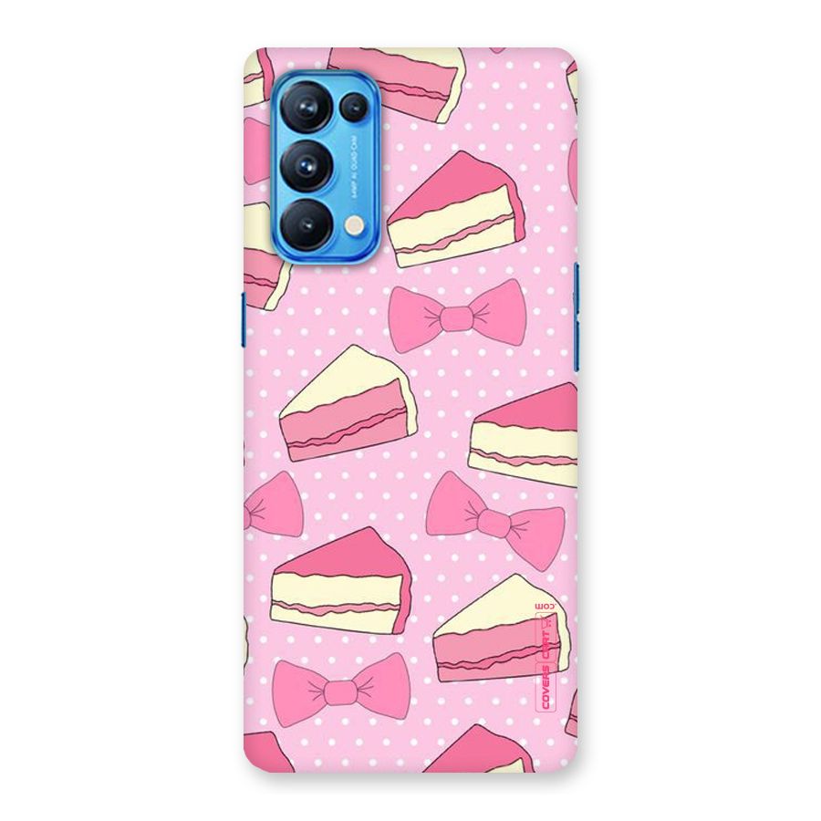 Bow Cake Back Case for Oppo Reno5 Pro 5G