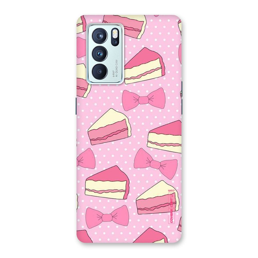 Bow Cake Back Case for Oppo Reno6 Pro 5G