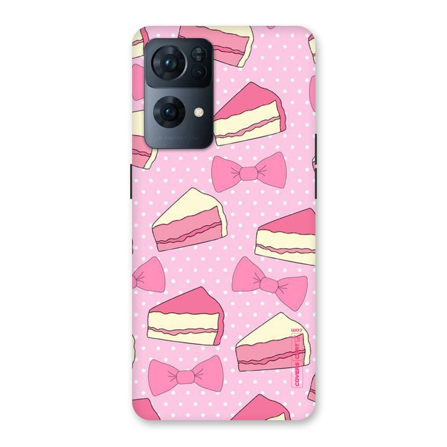 Bow Cake Back Case for Oppo Reno7 Pro 5G