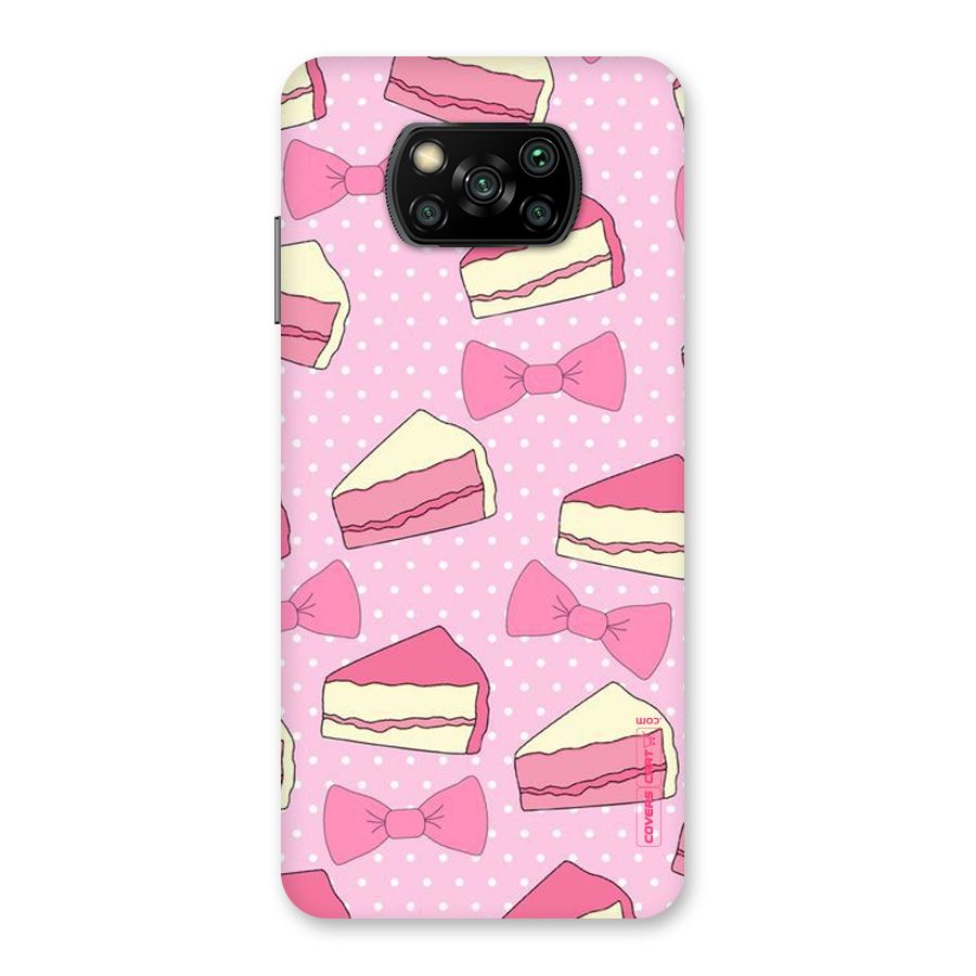 Bow Cake Back Case for Poco X3