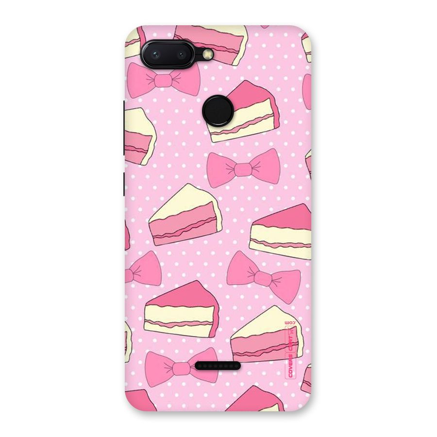 Bow Cake Back Case for Redmi 6