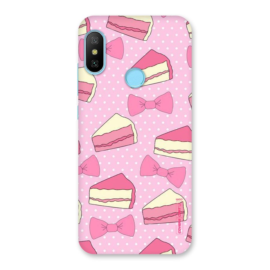 Bow Cake Back Case for Redmi 6 Pro