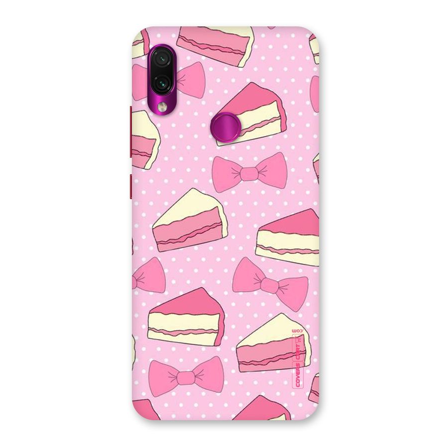 Bow Cake Back Case for Redmi Note 7 Pro