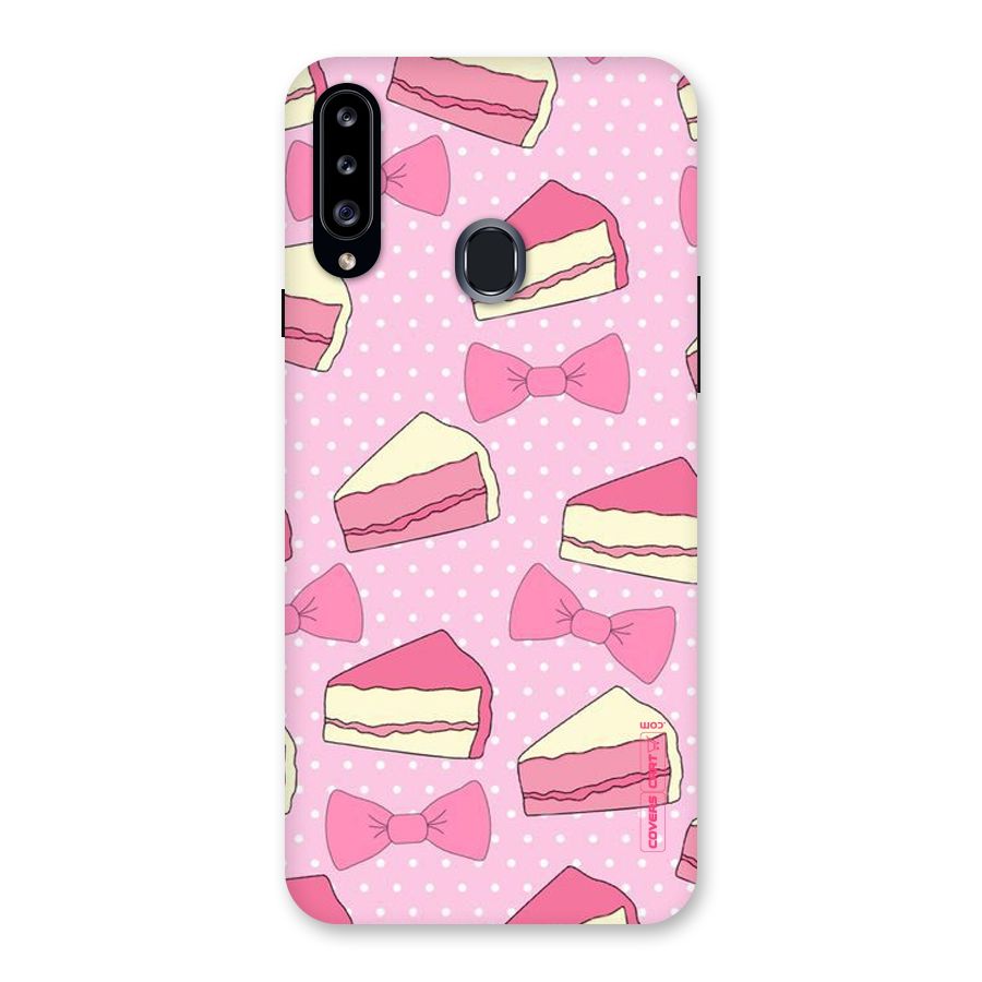 Bow Cake Back Case for Samsung Galaxy A20s