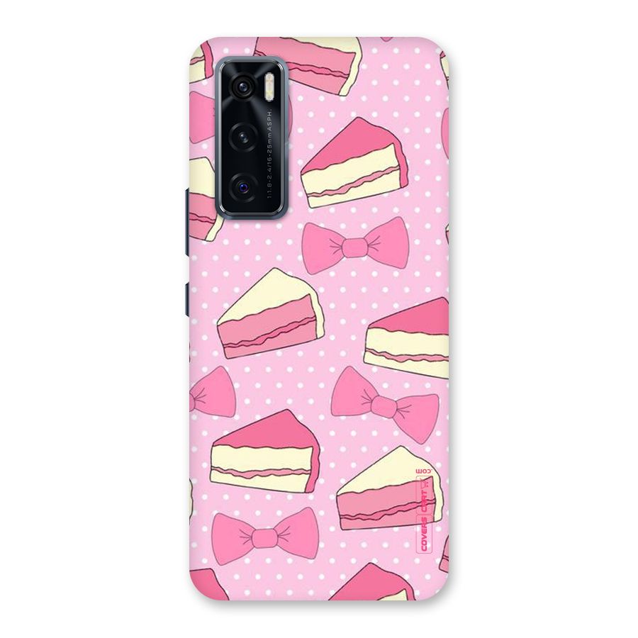 Bow Cake Back Case for Vivo V20 SE