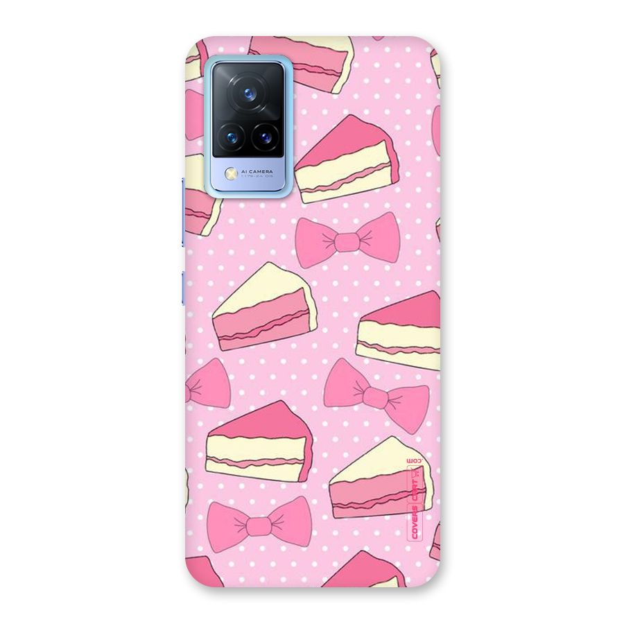 Bow Cake Back Case for Vivo V21 5G