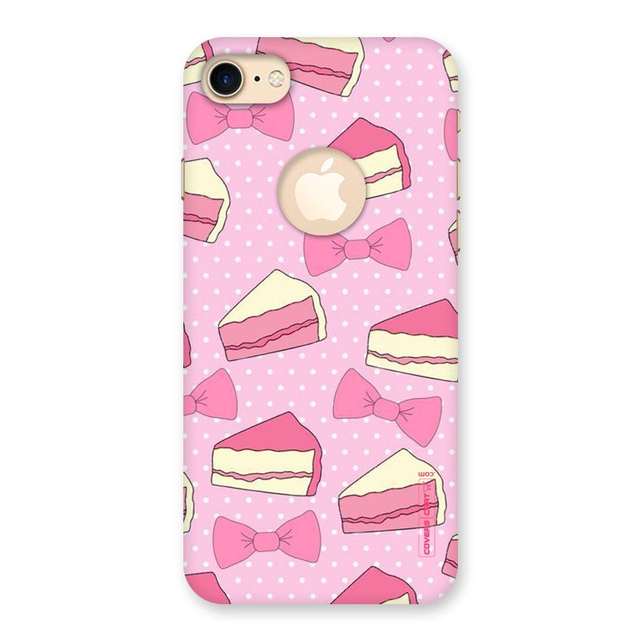 Bow Cake Back Case for iPhone 7 Logo Cut