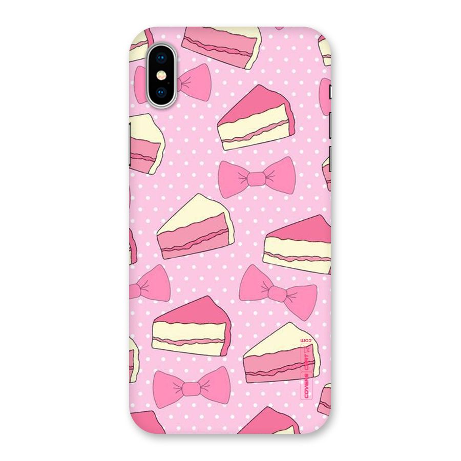 Bow Cake Back Case for iPhone XS