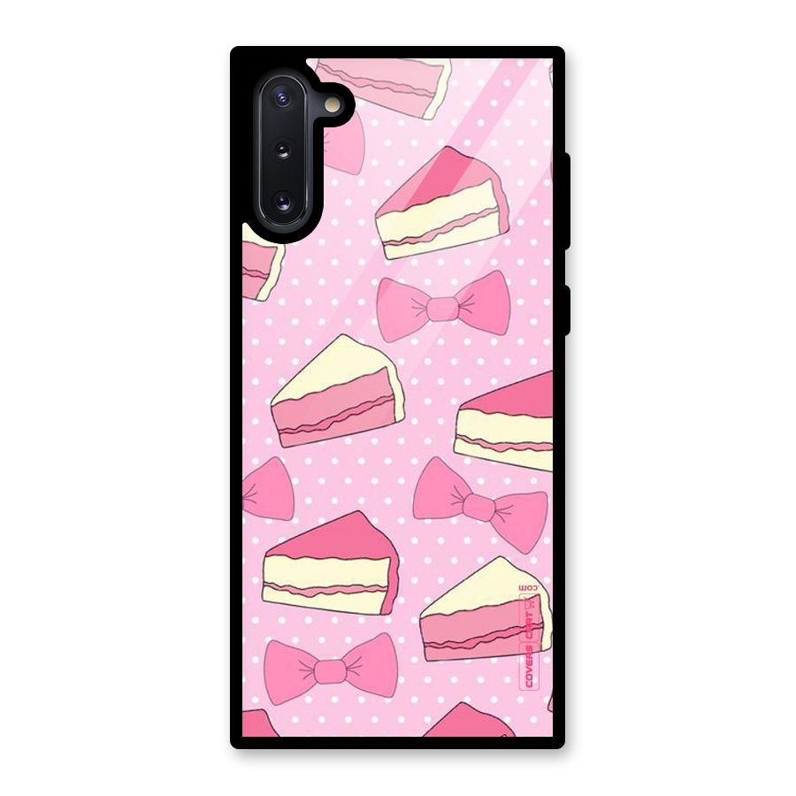 Bow Cake Glass Back Case for Galaxy Note 10