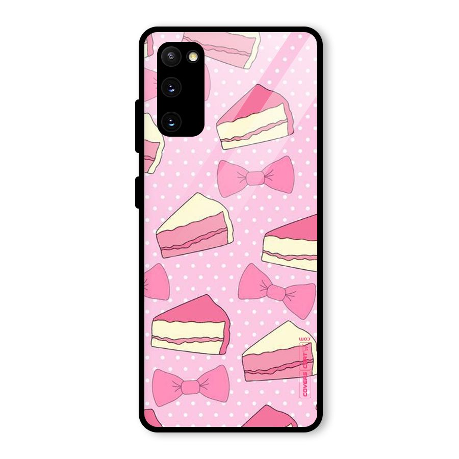 Bow Cake Glass Back Case for Galaxy S20 FE 5G