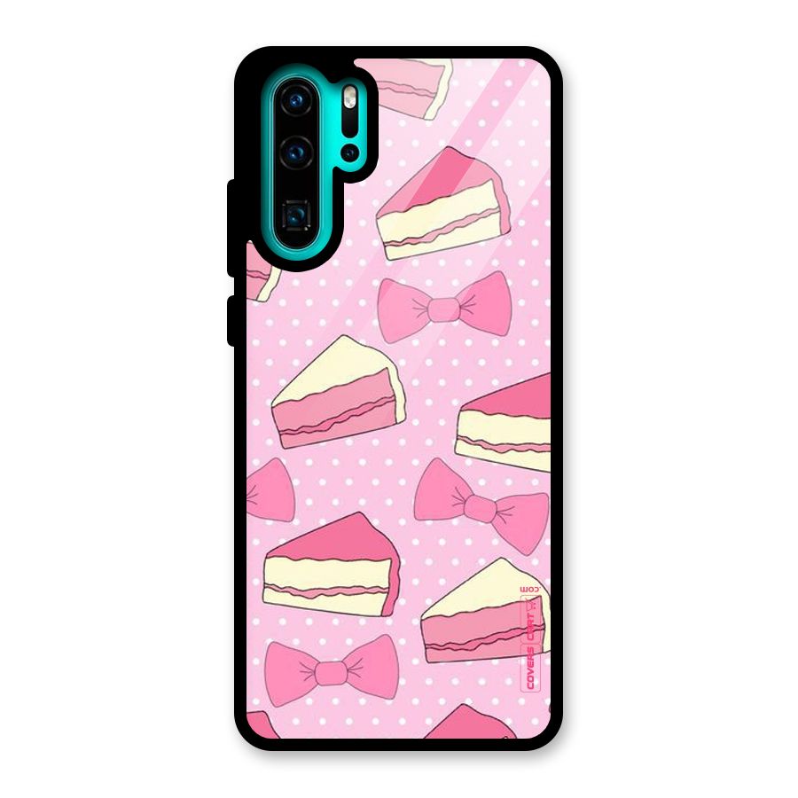 Bow Cake Glass Back Case for Huawei P30 Pro