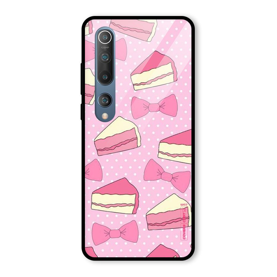 Bow Cake Glass Back Case for Mi 10