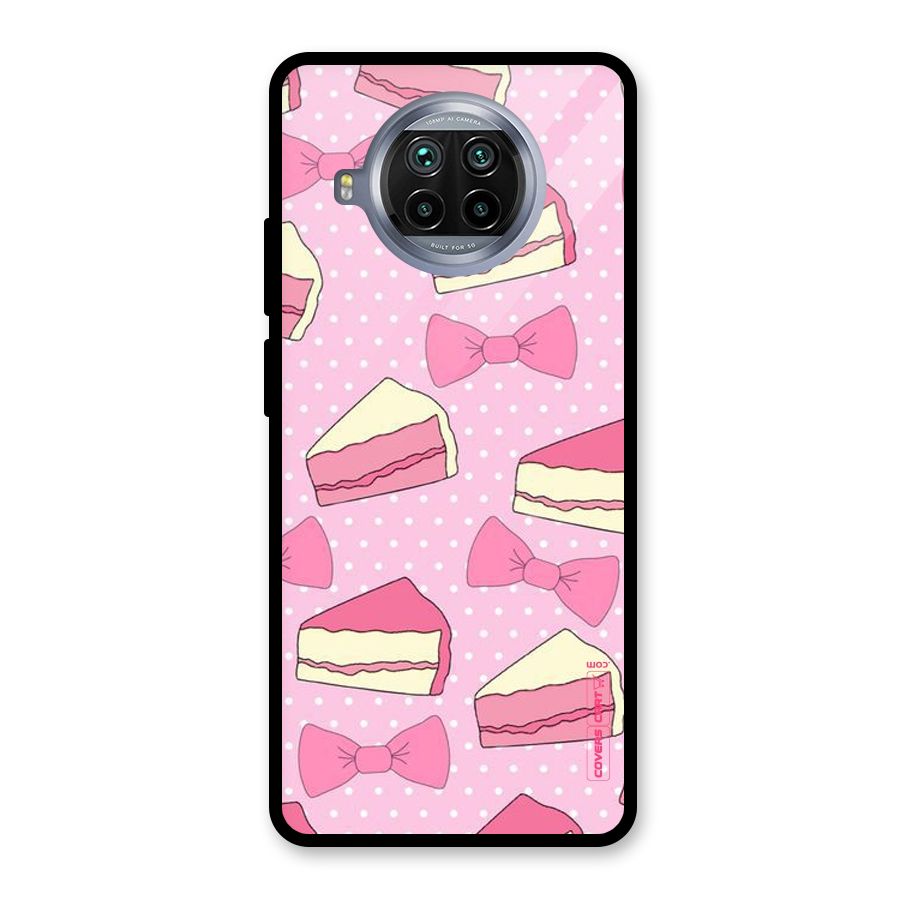 Bow Cake Glass Back Case for Mi 10i