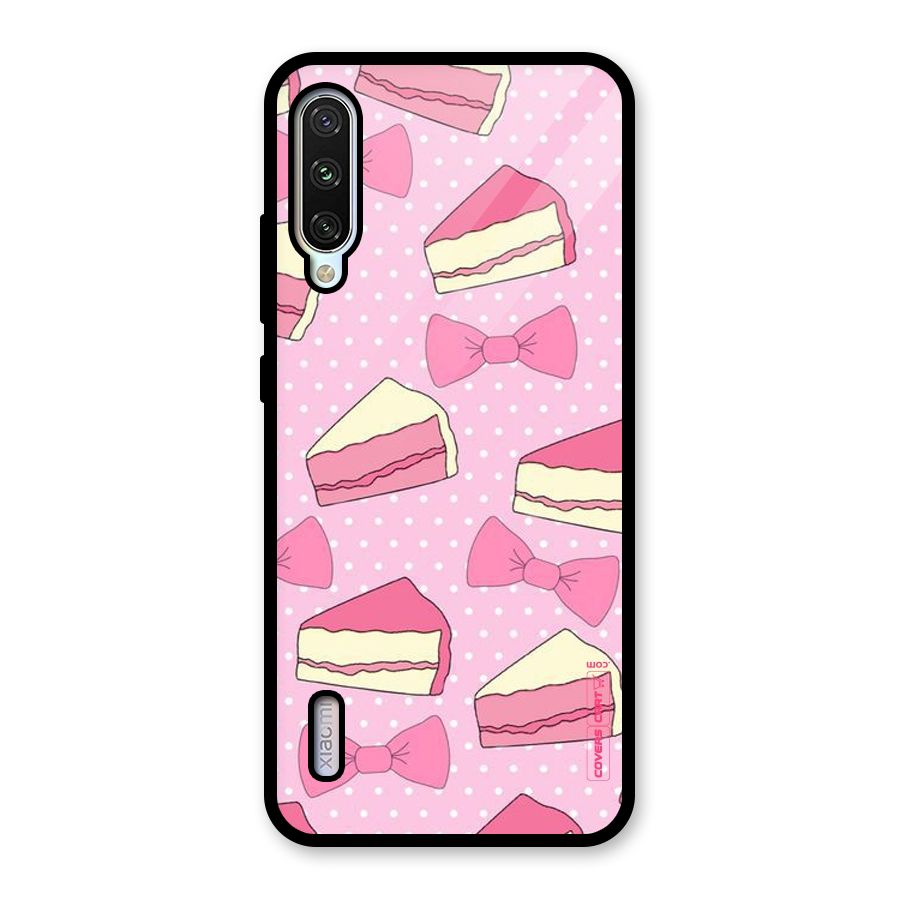 Bow Cake Glass Back Case for Mi A3