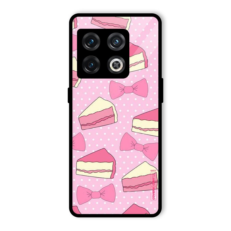 Bow Cake Glass Back Case for OnePlus 10 Pro 5G