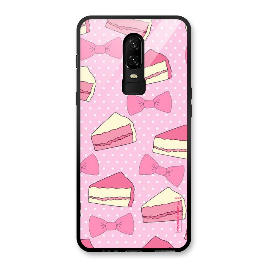 Bow Cake Glass Back Case for OnePlus 6