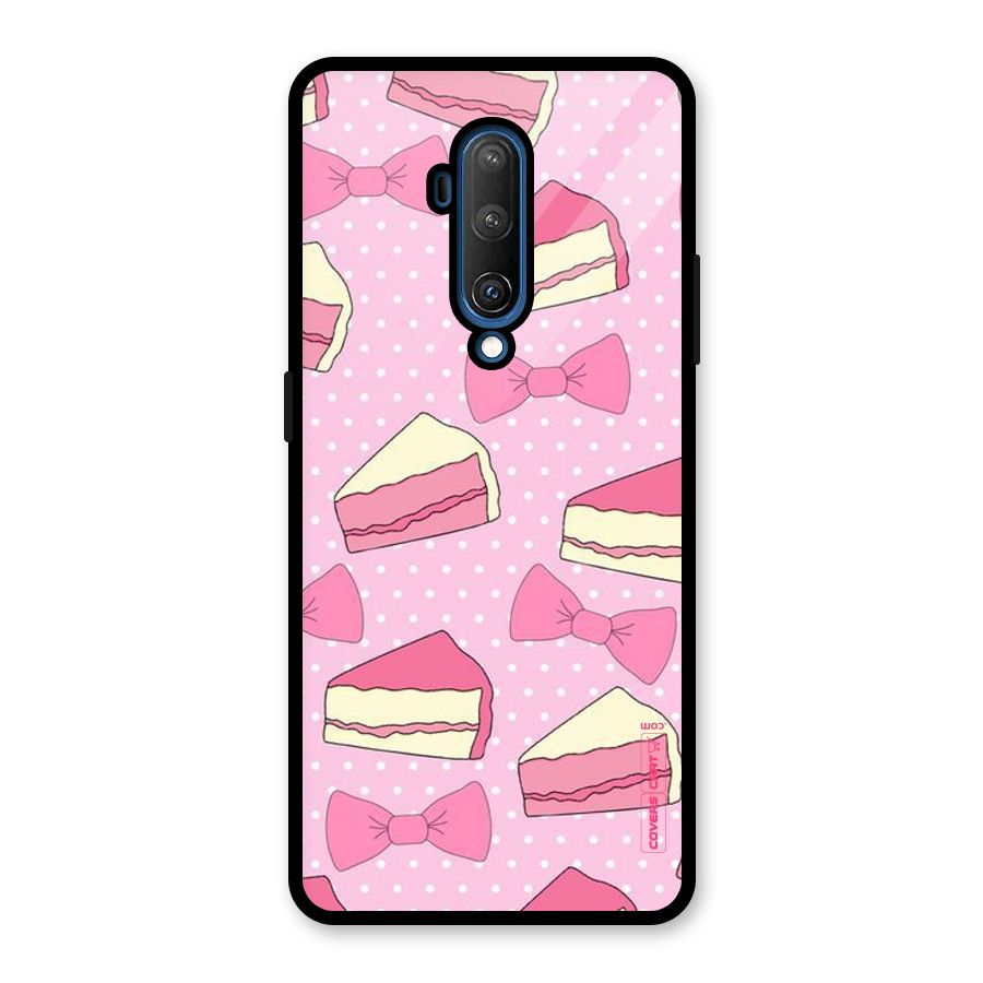 Bow Cake Glass Back Case for OnePlus 7T Pro