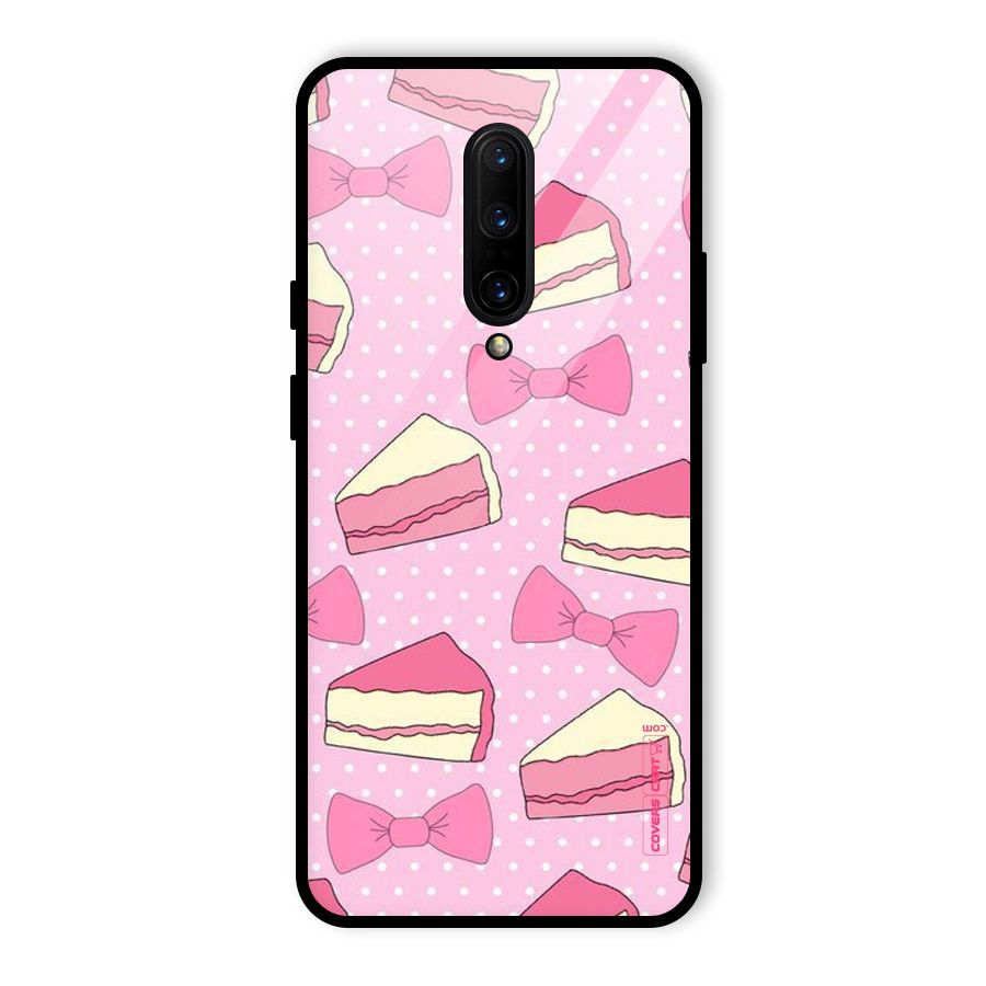 Bow Cake Glass Back Case for OnePlus 7 Pro