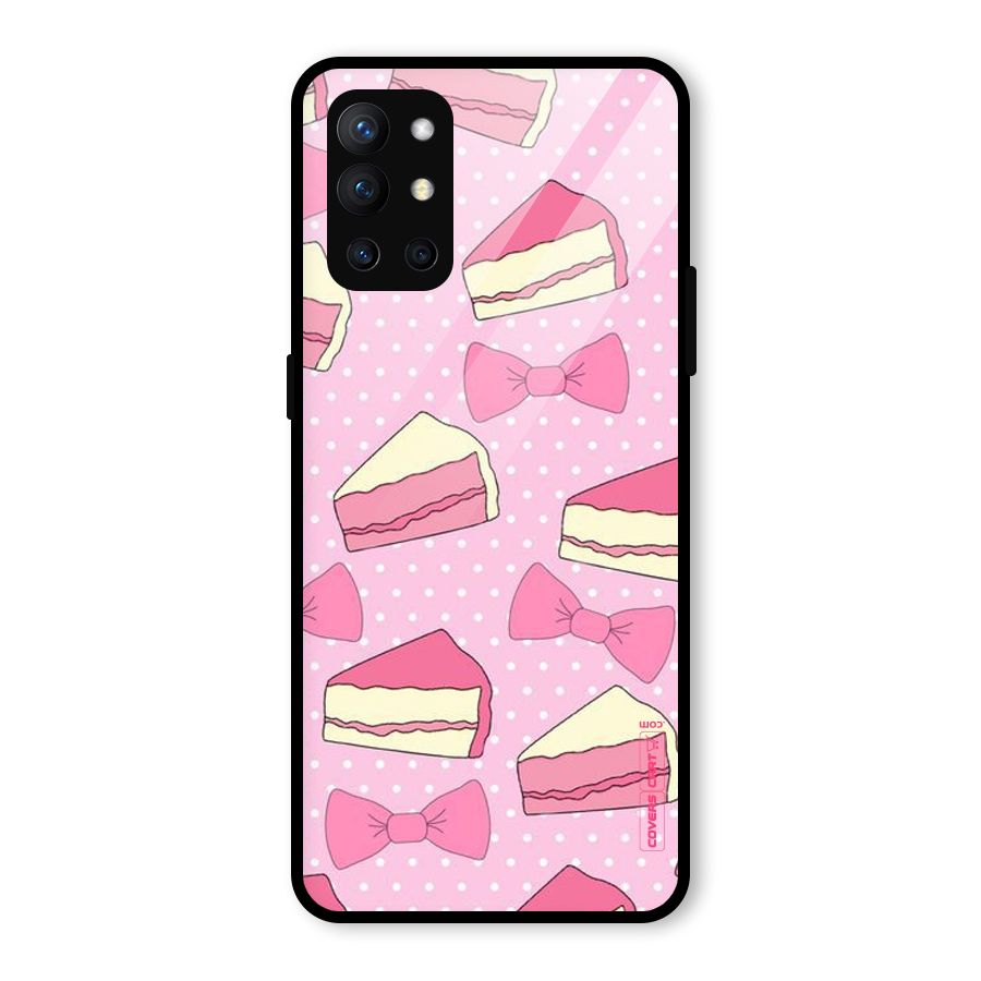 Bow Cake Glass Back Case for OnePlus 9R