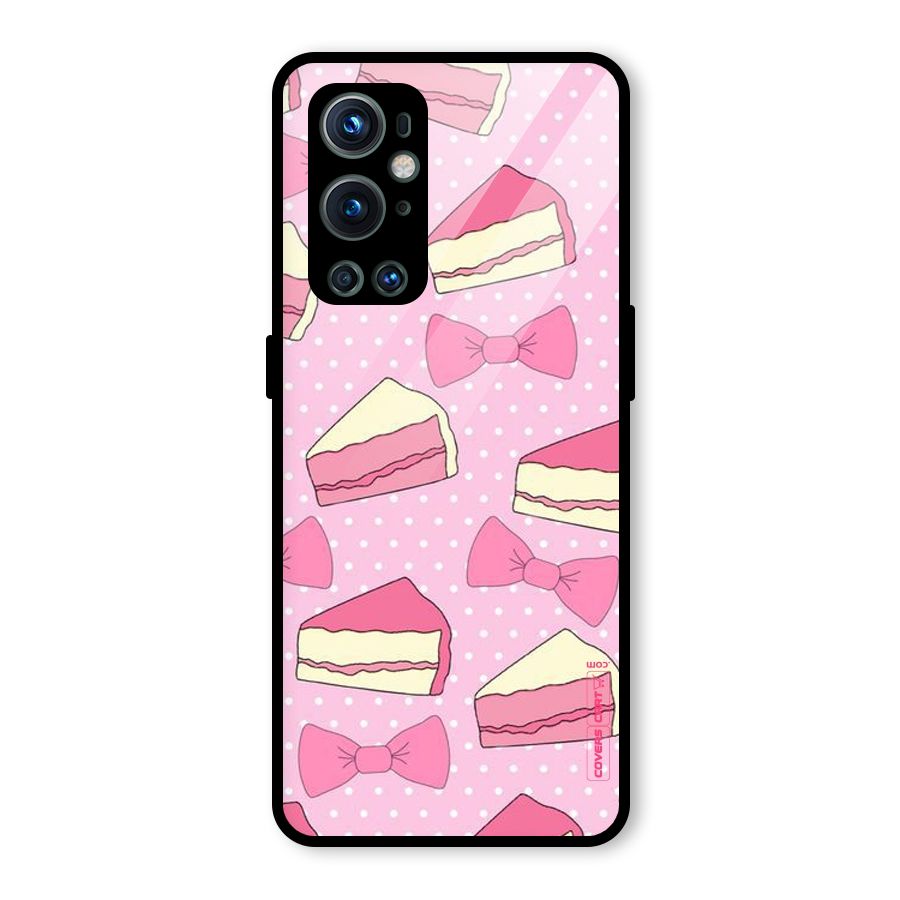 Bow Cake Glass Back Case for OnePlus 9 Pro