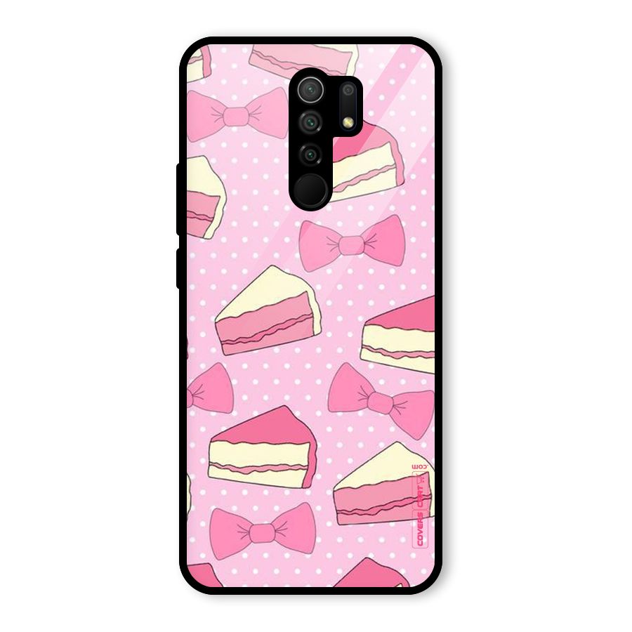 Bow Cake Glass Back Case for Poco M2