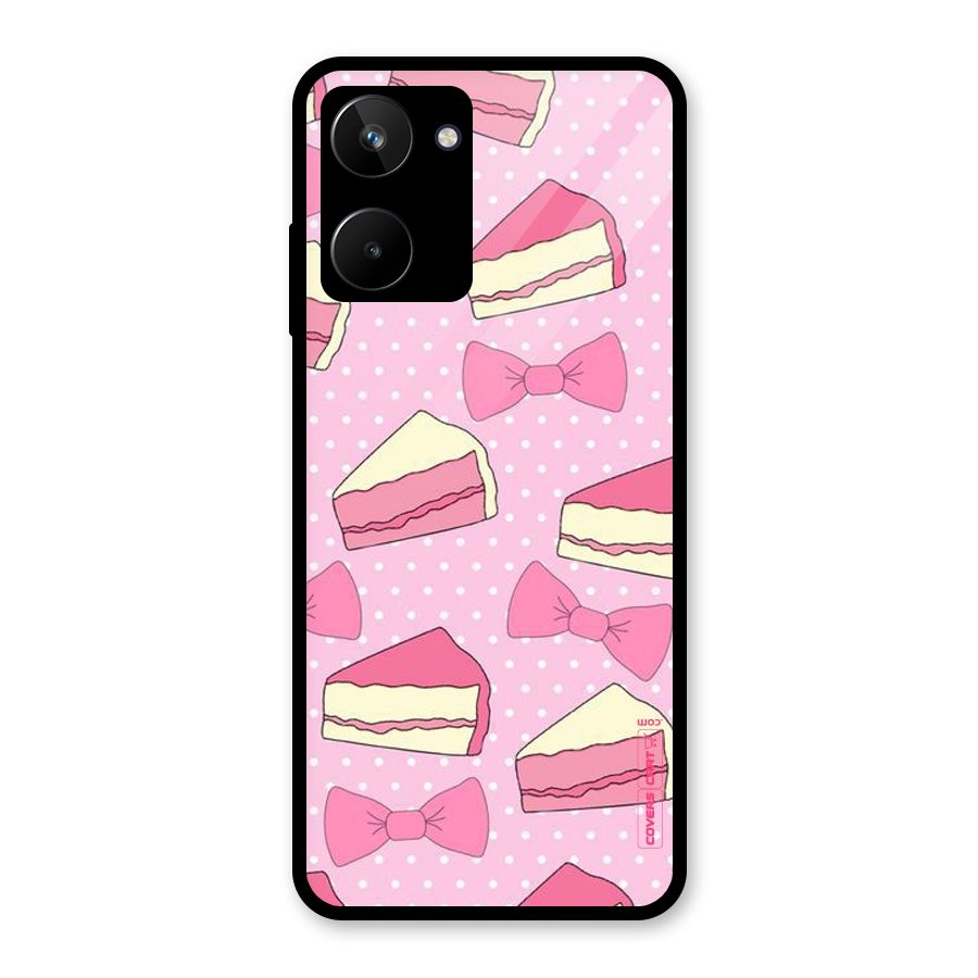 Bow Cake Glass Back Case for Realme 10